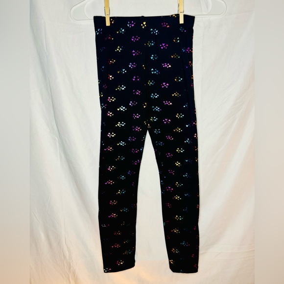 Cat & Jack Girls Leggings Bundle of 3, Floral, Heart, Rainbow Leggings, size m,8 - Picture 6 of 16